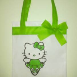 Goody Bag Hello Kitty Hijau